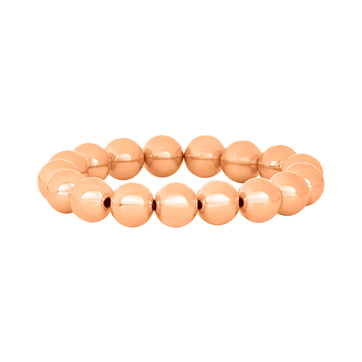10MM Signature Bracelet-Yellow Gold Filled Bracelet-Karen Lazar Design-5.75-Rose Gold-Karen Lazar Design