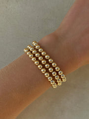 6MM Signature Bracelet-Gold Filled Bracelet-Karen Lazar Design-5.75-Yellow Gold-Karen Lazar Design