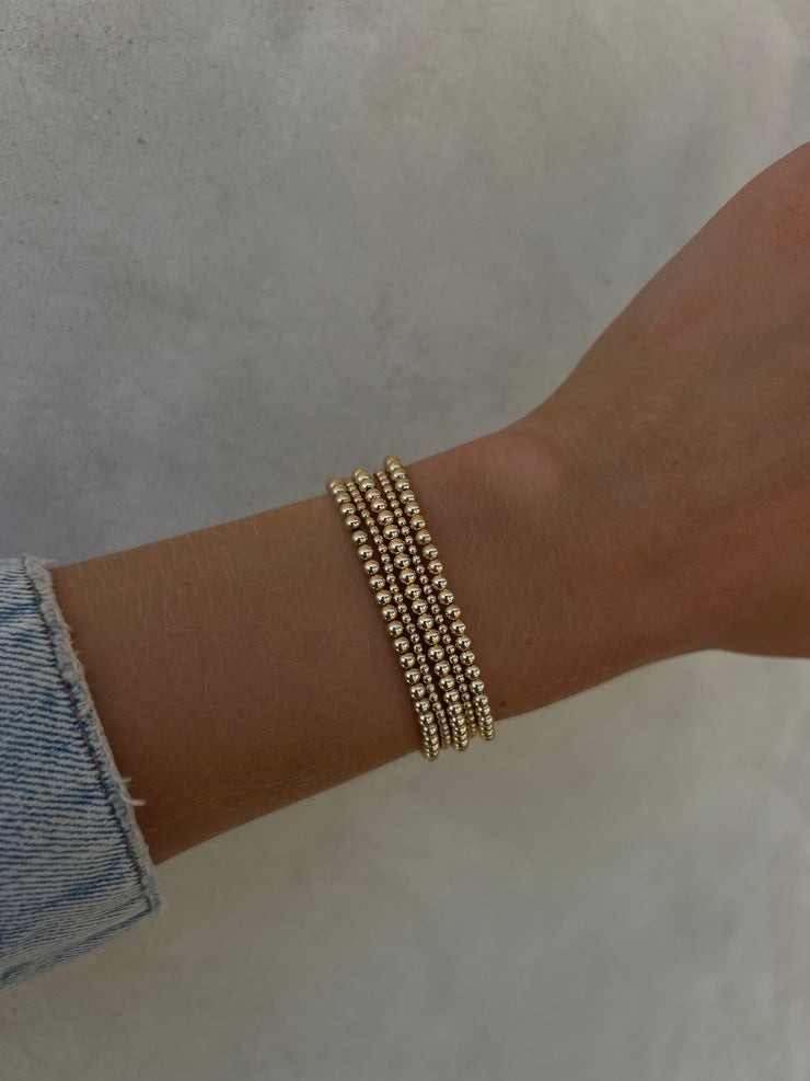 The Petite Stack-Yellow Gold Filled Bracelet-Karen Lazar Design-5.75-YELLOW GOLD-Karen Lazar Design
