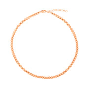 5MM Signature Beaded Necklace-Necklaces-Karen Lazar Design-13-15"-Yellow Gold-Karen Lazar Design