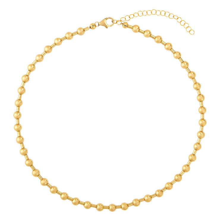Edge Signature Necklace-Necklaces-Karen Lazar Design-14-16"-Yellow Gold-Karen Lazar Design