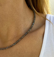 Labradorite Necklace-Necklaces-Karen Lazar Design-14-16"-Karen Lazar Design