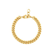 Cuban Chain Bracelet-Bracelets-Karen Lazar Design-6.5 - 7.5"-Yellow Gold-Karen Lazar Design