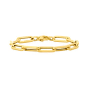 14K Yellow Gold Large Link Bracelet-Fine Jewelry-Karen Lazar Design-7.5"-Karen Lazar Design