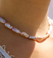 Rosewood Pearl Necklace-Karen Lazar Design-Karen Lazar Design