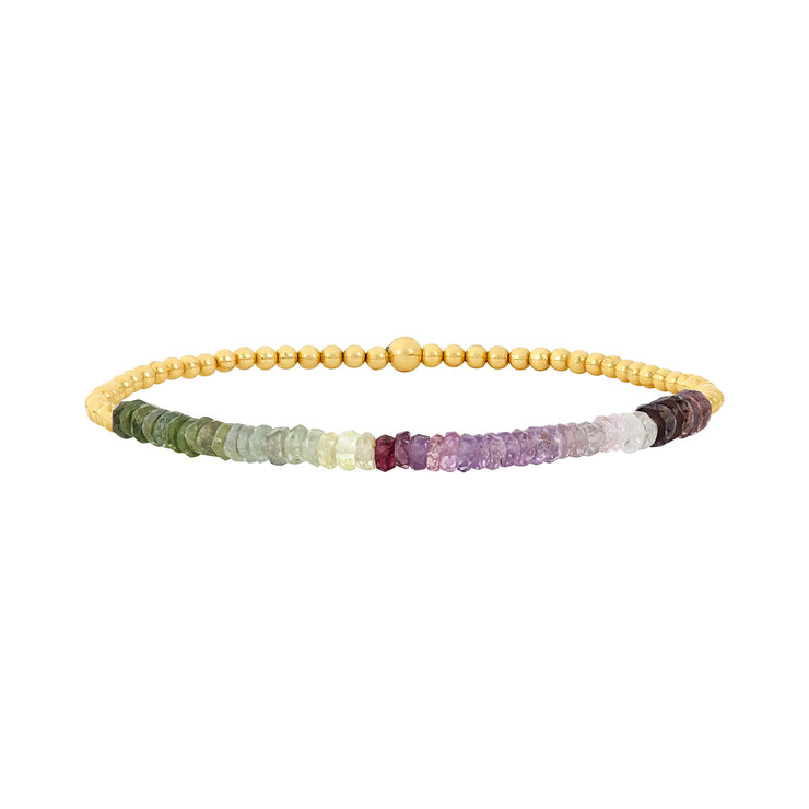 2MM Signature Bracelet With Vino Ombré-Karen Lazar Design-5.75-Yellow Gold-Karen Lazar Design