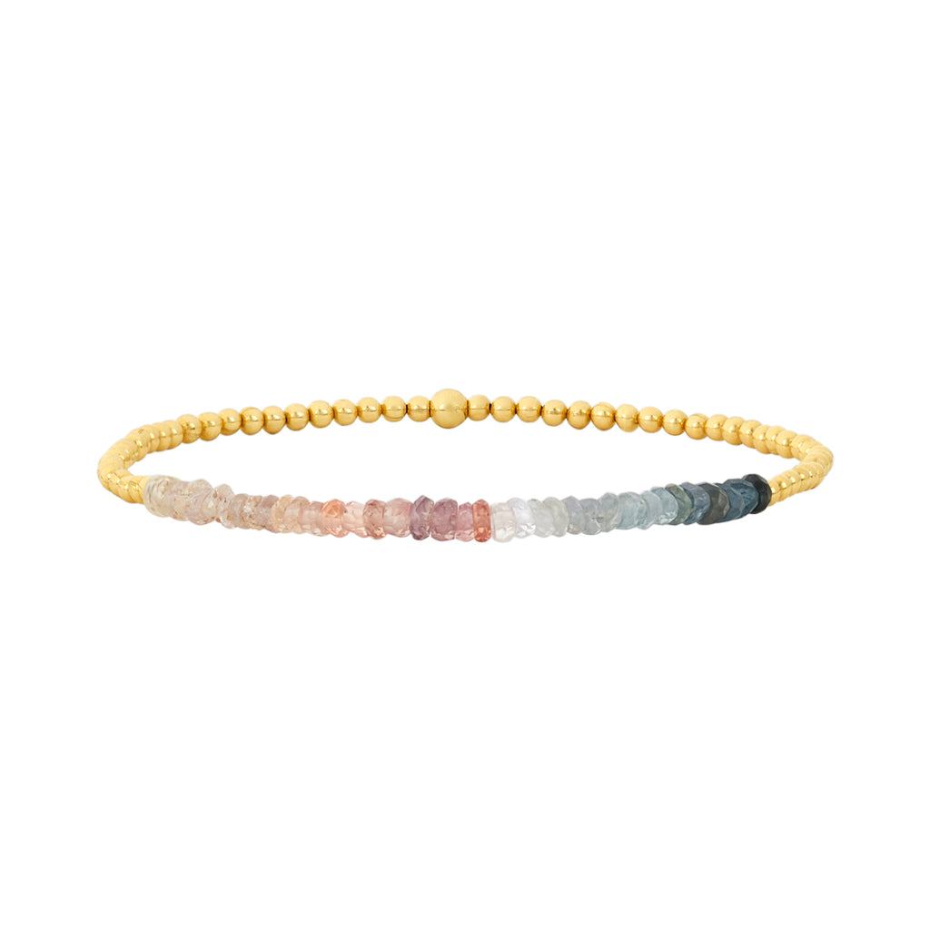 2MM Signature Bracelet with Seabreeze Ombré – Karen Lazar Design