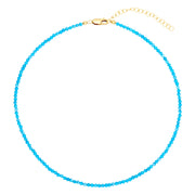 Turquoise Necklace-Gemstone Necklace-Karen Lazar Design-14-16"-Karen Lazar Design