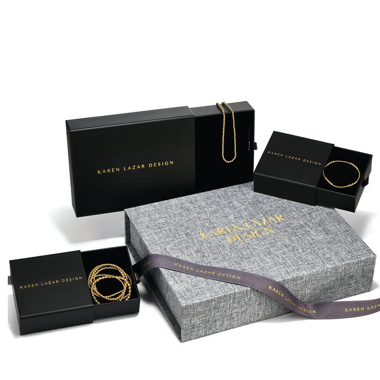 The KLD Best Sellers Gift Set-signature bracelet-Karen Lazar Design-5.75-Yellow Gold-Karen Lazar Design