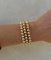 7MM Signature Bracelet-Gold Filled Bracelet-Karen Lazar Design-5.75-Yellow Gold-Karen Lazar Design