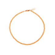 3MM Signature Anklet-Anklets-Karen Lazar Design-8-Yellow Gold-Karen Lazar Design