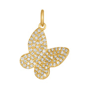 Pave Diamond Butterfly Charm-Karen Lazar Design-Karen Lazar Design
