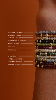 THE BIRTHSTONE STACK-Karen Lazar Design-5.75-January-Karen Lazar Design