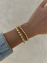 8MM Signature Bracelet-Gold Filled Bracelet-Karen Lazar Design-5.75-Yellow Gold-Karen Lazar Design