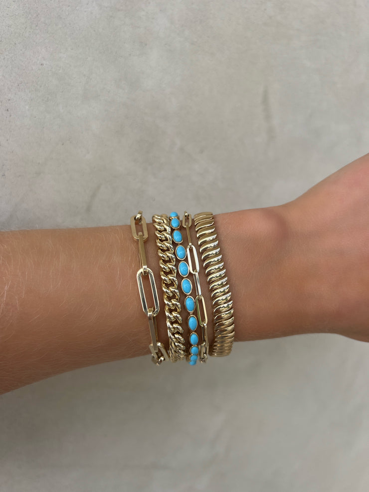 Turquoise Tennis Bracelet Fine Jewelry