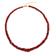Heishi Coral Necklace-Necklaces-Karen Lazar Design-20-22"-Karen Lazar Design