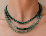 Fancy Emerald Necklace Gold Filled Bracelet