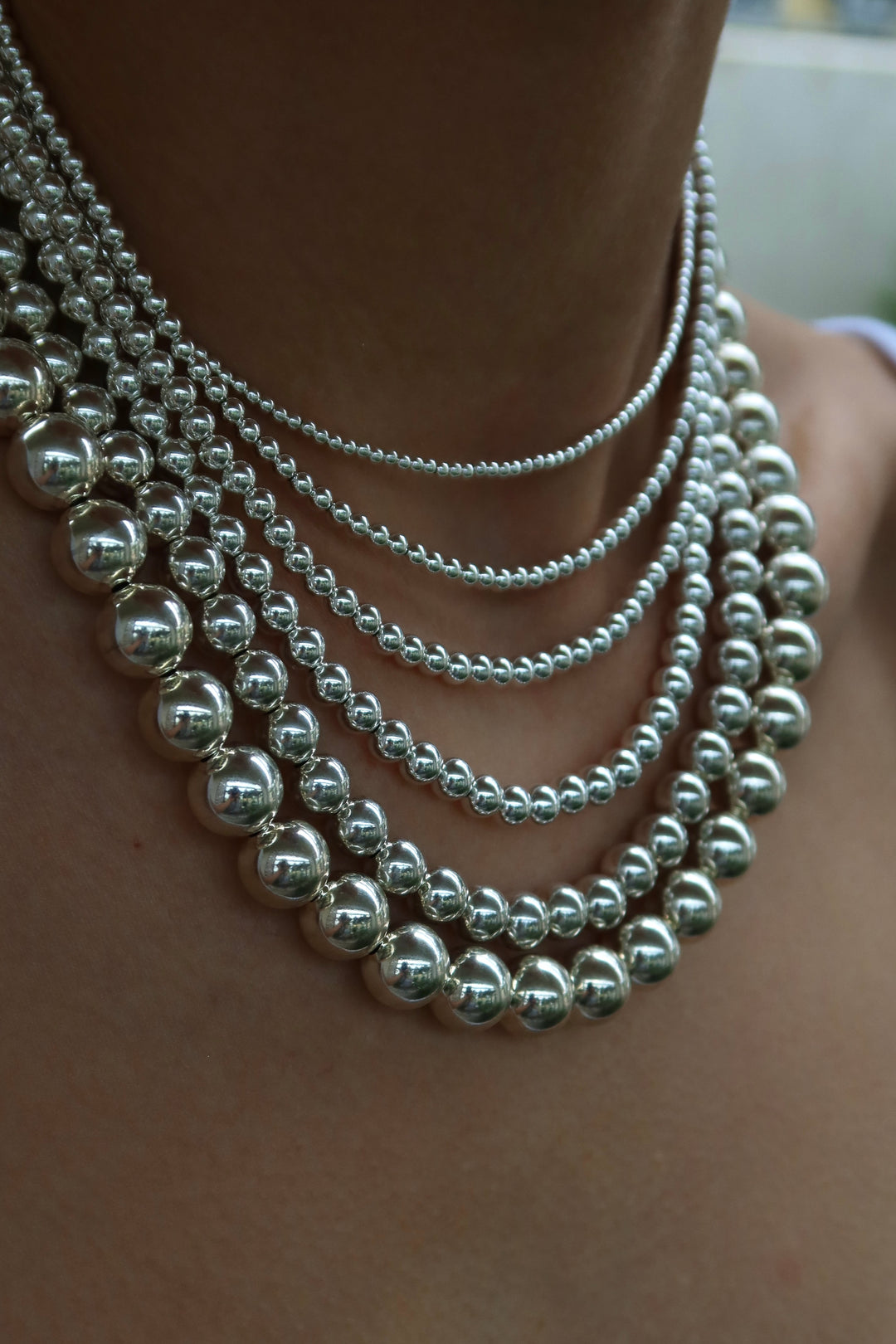 5MM Signature Beaded Necklace – Karen Lazar Design