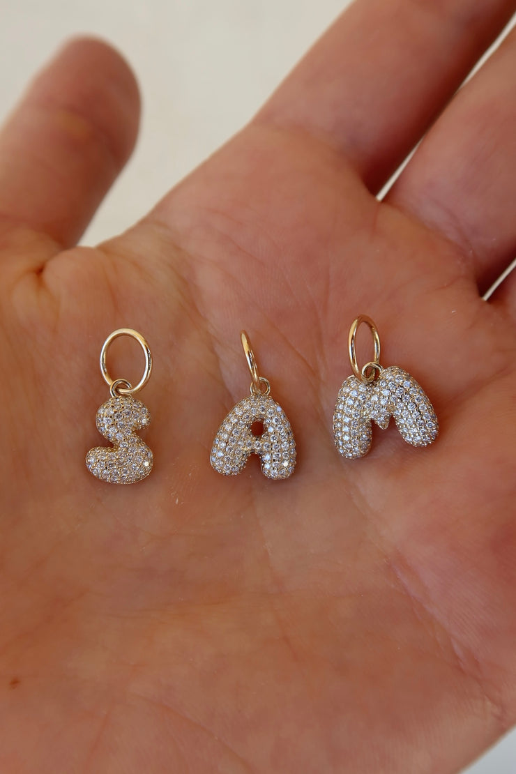 Bubble Diamond Alphabet Charm-Karen Lazar Design-A-Karen Lazar Design