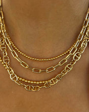 Thick Oval Chain Necklace