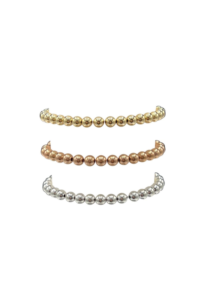 5MM Signature Bracelet-signature bracelet-Karen Lazar Design-5.75-Yellow Gold-Karen Lazar Design