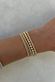 The KLD Signature Stack Yellow Gold Filled Bracelet