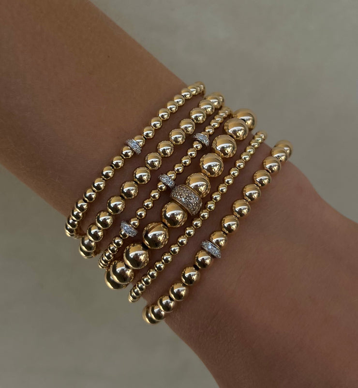 14K Gold Initial Bracelet – KEILA