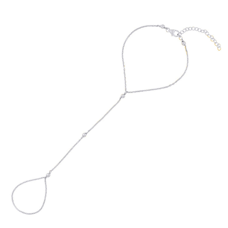 The KLD Hand Chain-Karen Lazar Design-6"-7.25”-Sterling Silver-Karen Lazar Design