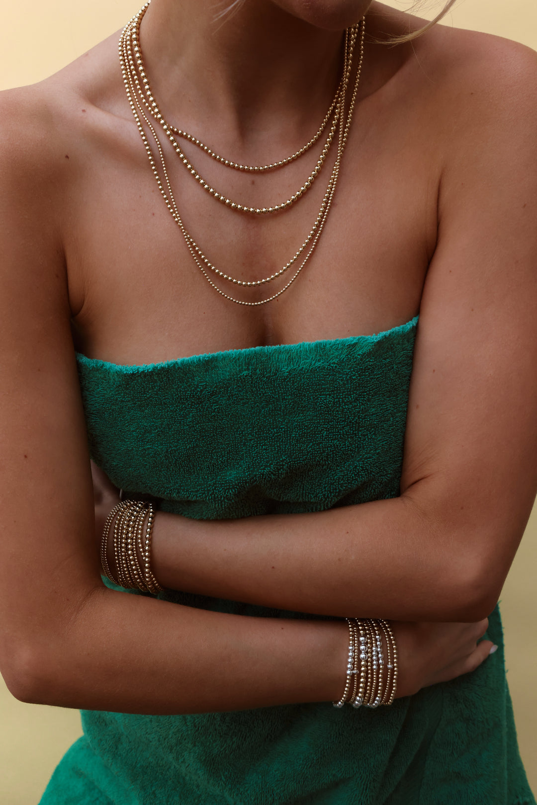 3MM Signature Beaded Necklace – Karen Lazar Design