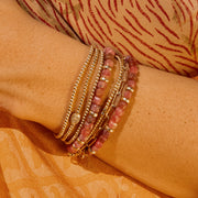 14K Yellow Gold Mini Link Bracelet-Fine Jewelry-Karen Lazar Design-7"-Karen Lazar Design