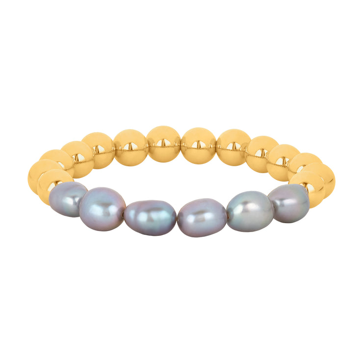 SHADOW PEARL BRACELET-Karen Lazar Design-5.75-Karen Lazar Design