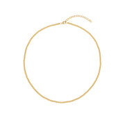 3MM Signature Beaded Necklace-Necklaces-Karen Lazar Design-13-15"-Yellow Gold-Karen Lazar Design