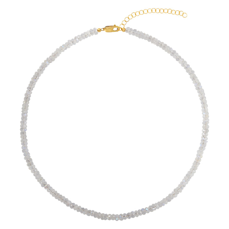 Moonstone Necklace-Necklaces-Karen Lazar Design-16-18"-5MM-Karen Lazar Design