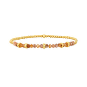 November Citrine and Rondelle Bracelet-Gold Filled Bracelet-Karen Lazar Design-5.75-Karen Lazar Design
