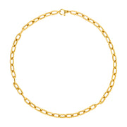 Oval Link Necklace-Necklaces-Karen Lazar Design-18"-Yellow Gold-Karen Lazar Design