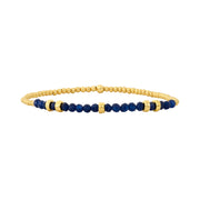 September Blue Sapphire and Rondelle Bracelet Gold Filled Bracelet