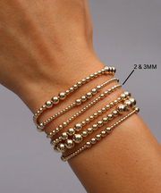 2 & 3mm Pattern Signature Bracelet signature bracelet