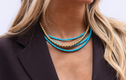 Sleeping Beauty Turquoise Necklace-Gemstone Necklace-Karen Lazar Design-14-16"-Karen Lazar Design