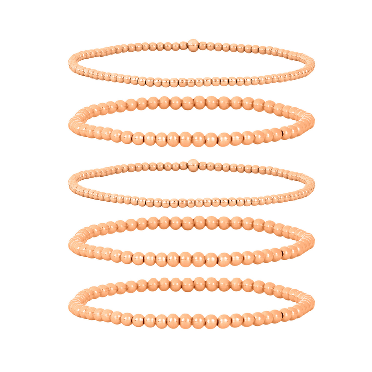 The Petite Stack-Yellow Gold Filled Bracelet-Karen Lazar Design-5.75-YELLOW GOLD-Karen Lazar Design