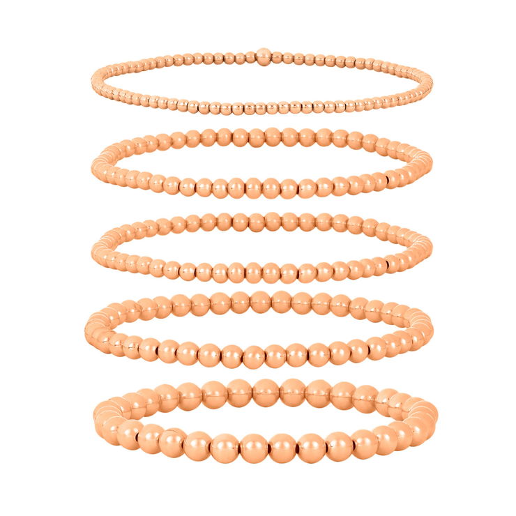 The KLD Signature Stack-Yellow Gold Filled Bracelet-Karen Lazar Design-5.75-YELLOW GOLD-Karen Lazar Design