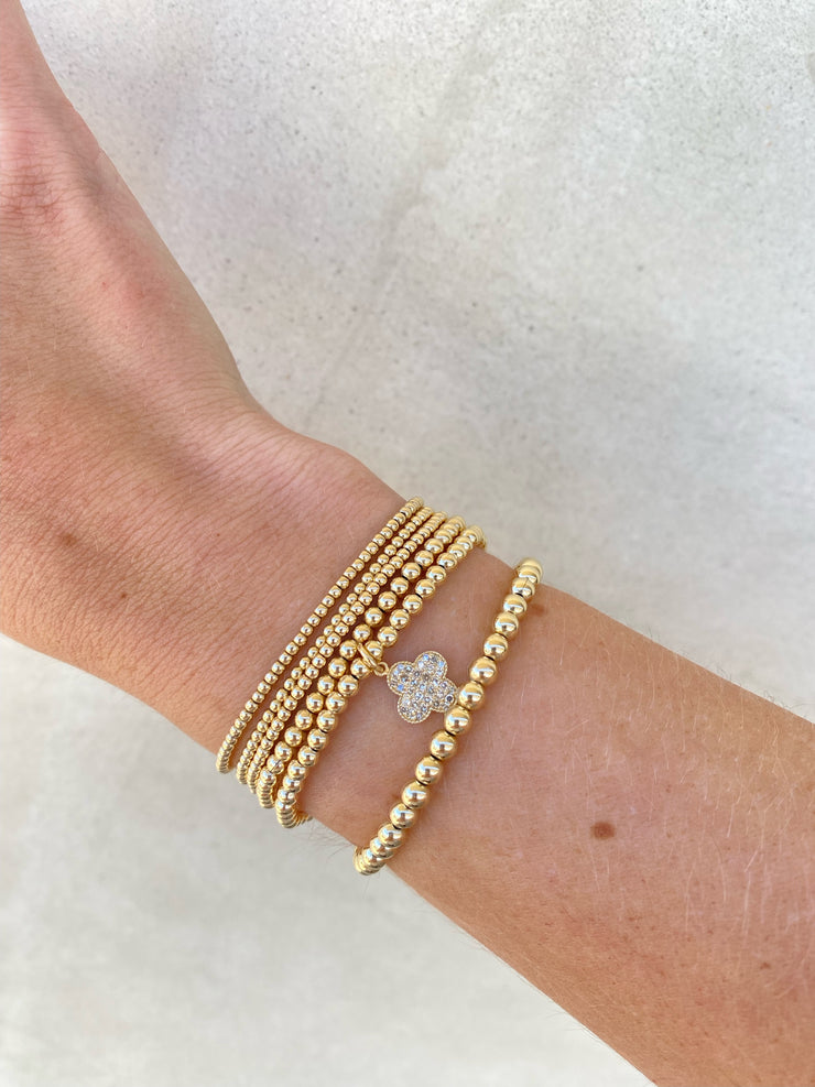 Dreams Clover Diamond Bracelet | 14K Gold | Kajal Naina