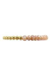 5MM Signature Bracelet with Wisteria Moonstone Yellow Gold Yellow Gold Filled Bracelet