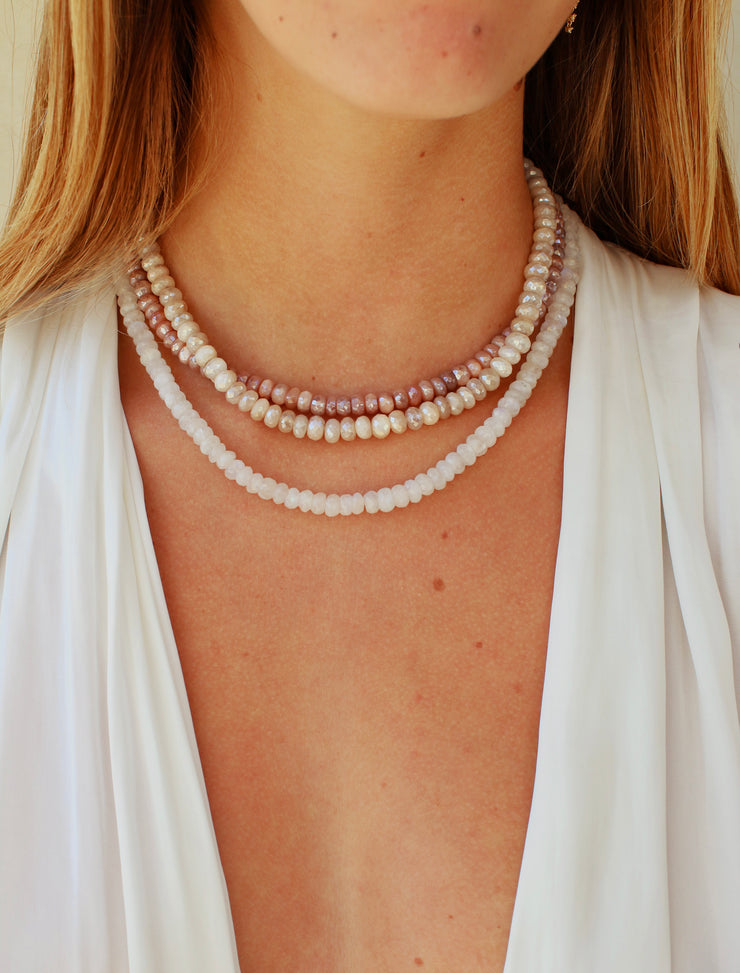 Champagne Moonstone Necklace Necklaces